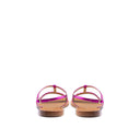 Purple Leather Sandal