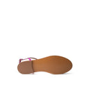 Purple Leather Sandal