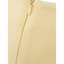 Elegant Yellow Viscose Skirt for Women