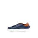 Blue Leather Sneaker - Allure Absolue