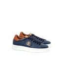 Blue Leather Sneaker - Allure Absolue