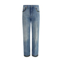 Jeans with floral details