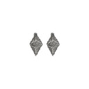 Faceted silver Earrings