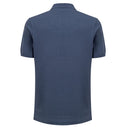 Blue Cotton Polo Shirt