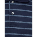 Blue Cotton Polo Shirt