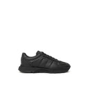 Black Leather Sneaker