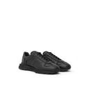 Black Leather Sneaker