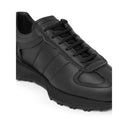 Black Leather Sneaker