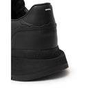 Black Leather Sneaker