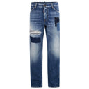 Blue Cotton Jeans & Pant