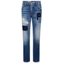 Blue Cotton Jeans & Pant