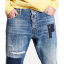 Blue Cotton Jeans & Pant