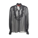 Polka dot silk Shirt