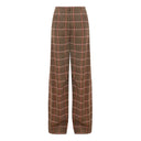 Elegant Brown Viscose Pants for Women