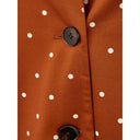 Chic Cotton Brown Jacket for the Modern Woman - Allure Absolue