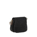 Tia Raffia Shoulder Bag