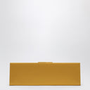 Saint Laurent Midnight Clutch Large in Orange Satin