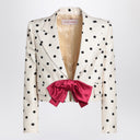 Valentino Ivory jacket with Plusdepois print