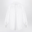 Valentino White cotton shirt with ruffles