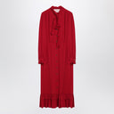 Valentino Red dress with ruffled bow