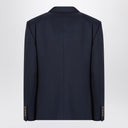 Valentino Blue single-breasted wool jacket