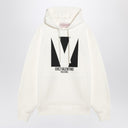 Ivory sweatshirt with Chez Valentino print