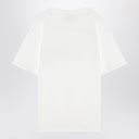 Ivory T-shirt with Chez Valentino print