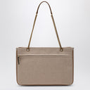 Valentino Garavani Medium Viva Superstar bag in natural/spice canvas