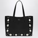 Valentino Garavani Black media shopping bag