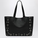 Valentino Garavani Black media shopping bag
