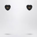 Valentino Garavani Royal Black Heart Earrings