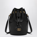 Valentino Garavani Vlogo Signature black bucket bag