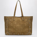 Valentino Garavani Large Nellcôte tote bag in havana suede