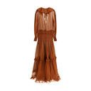 Silk long Dress
