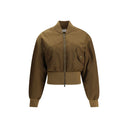 Glossy nylon bomber Jacket
