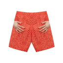 Red Polyester Swimwear