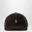 Gorro de béisbol de pana marrón Polo Ralph Lauren