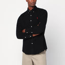 Camisa negra Polo Ralph Lauren entallada