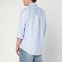 Camisa Oxford de rayas azul claro Polo Ralph Lauren Custom-Fit