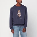 Sudadera azul desteñida Polo Bear de Polo Ralph Lauren