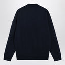 Polo Ralph Lauren Navy blue zip-up cotton-blend sweatshirt