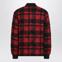 Polo Ralph Lauren Red and black quilted check bomber