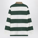 Polo Ralph Lauren Green/cream striped Classic Fit polo shirt