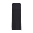 Sablier draped midi Skirt