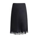 Irene midi silk Skirt