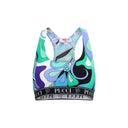 Orchid print sport Top