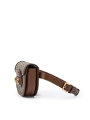 GG Beige Monogram Horsebit 1955 Belt Bag