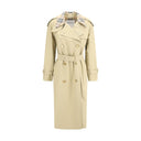 Castleford Trench Coat with Archive Check collar Burberry