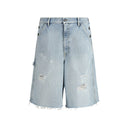 Denim Mike Shorts