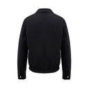 Black Polyester Jacket Ami Paris